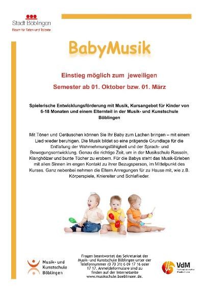 Plakat Baby Musik